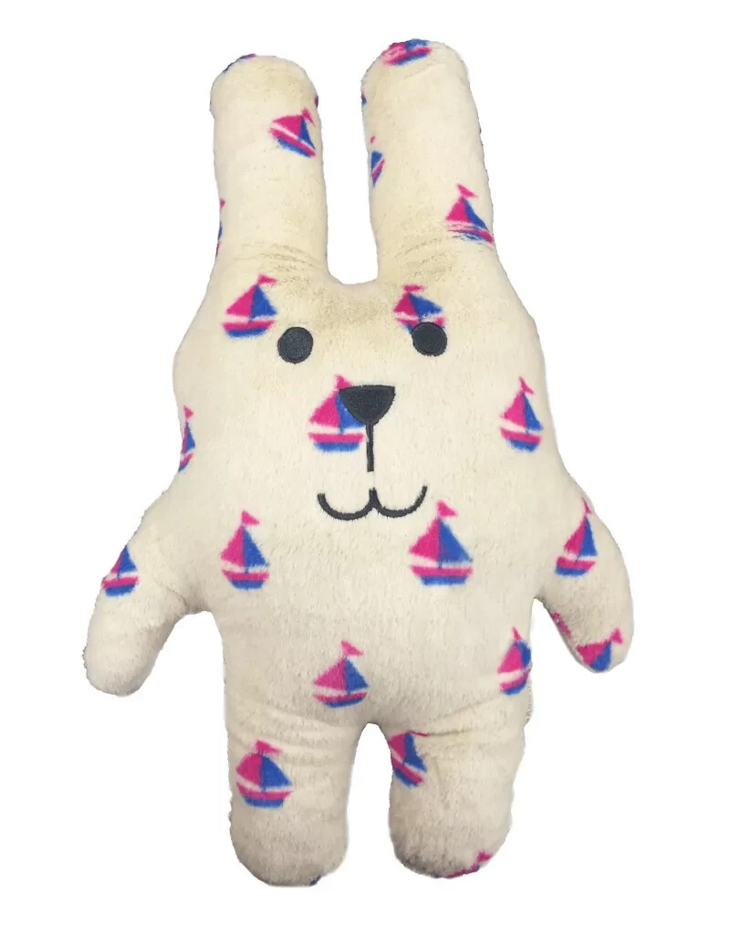 Peluche Coussin-câlin le lapin Surf 40 cm Craftholic doudou plat en microfibre