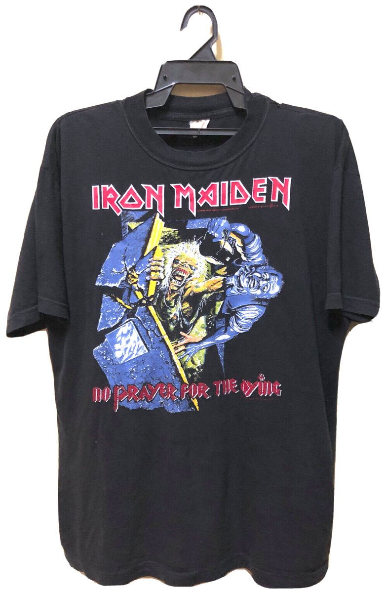 VINTAGE 1990 IRON MAIDEN NO PRAYER FOR THE DYING ROCK METAL TOUR