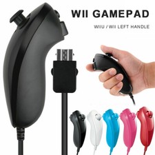 Telecomando Nunchuk Nunchuck gioco controller USB cablato per console Nintendo Wii L NUOVO