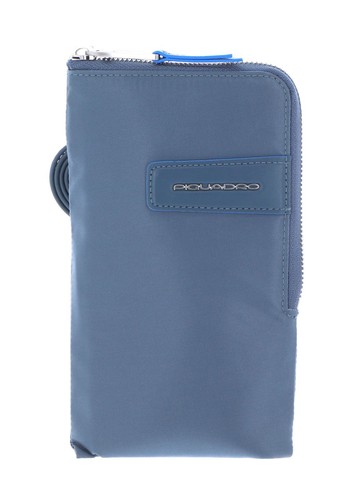 PIQUADRO Neck Strap Smartphone Case Azzurro
