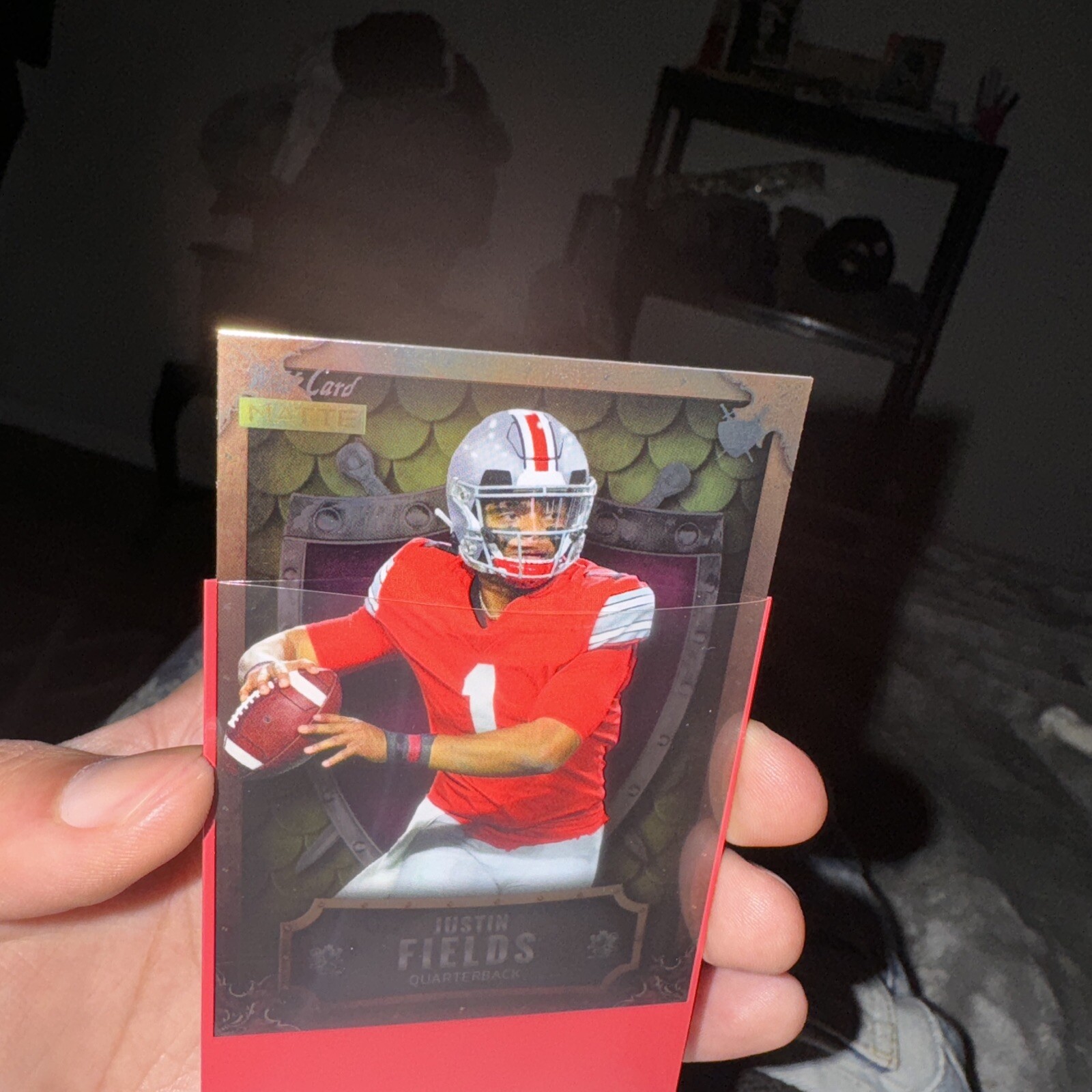 Wildcard Matte Justin Fields Red Weekend Warrior