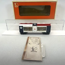 Lionel 6-8900 2000 TCA HTOS Lone Star Sam Houston Mint Car O Gauge New Club 1838