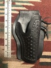 FITS Colt Kimber Ruger 45 Model 1911 Black Leather Western Holster Basketweave — photo 7