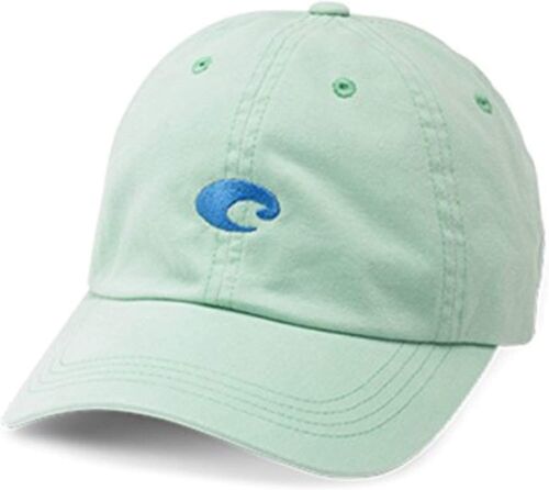 Costa Del Mar Mini Logo Mint Green Adjustable Hat Cap Brand New With Tags