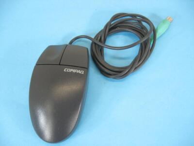 Compaq Logitech S34 PS/2 Two Button Wired Ball Mouse Cleaned Tested ...
