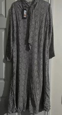 M&S Collection Naturalmidi dress Size 10 long sleeves 