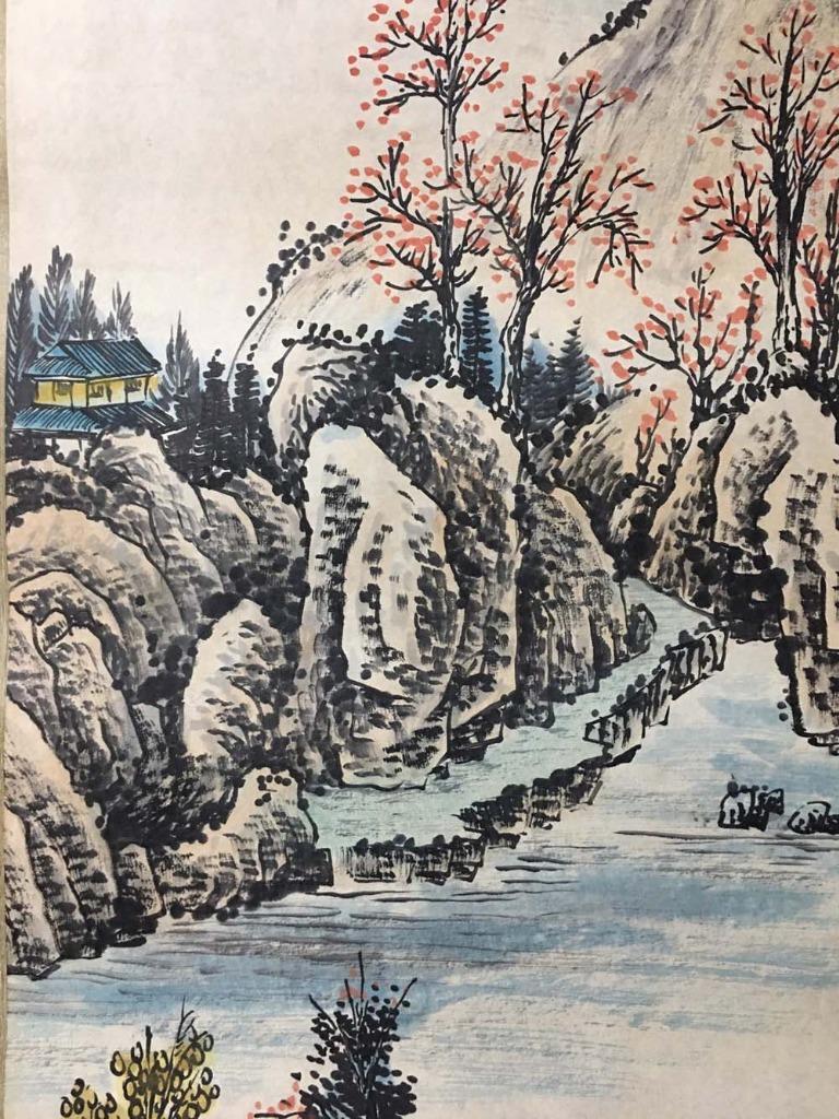 Four Wu Guandai Signed Chinese Hand Painted Calligraphy