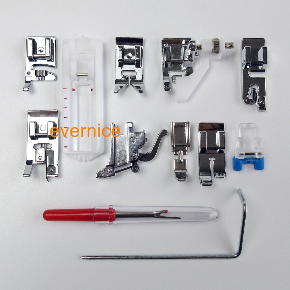 New Set Of 11 High Shank SnapOn Feet For Elna Diva 8000, 9000 Sewing