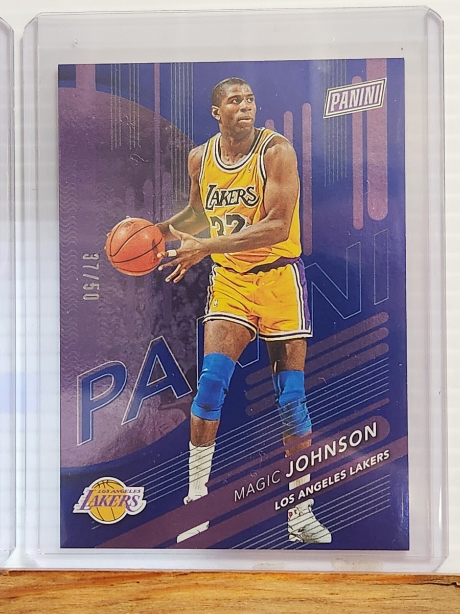 Magic Johnson 2024 Panini The National Silver Pack card #'d 37/50