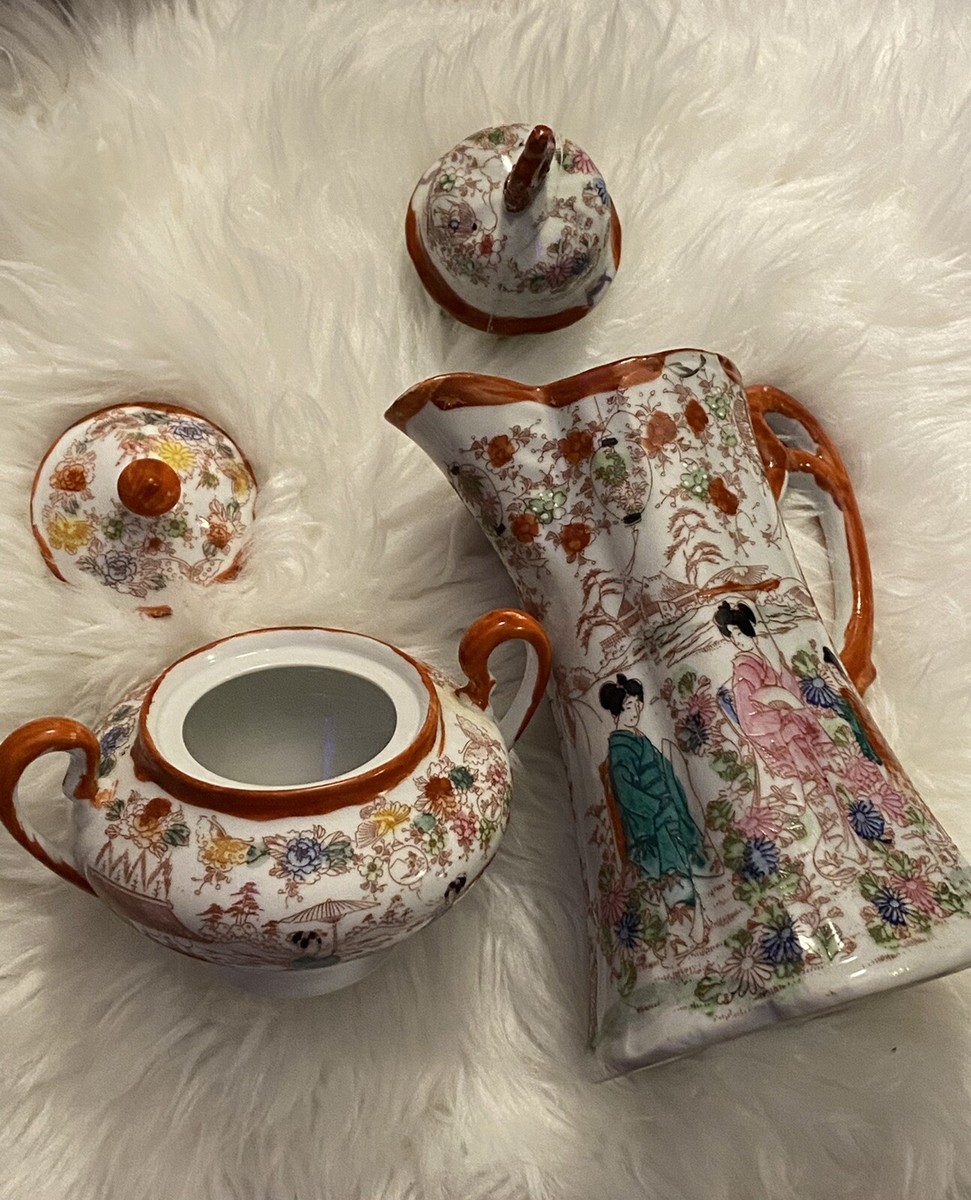 vintage nippon handpainted 1930s japanese tea set | eBay