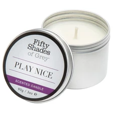 Fifty Shades Of Grey Play Nice Vanilla Scented Massage Candle 3 oz