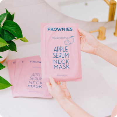 Frownies Apple Serum Neck Mask ( 1 Mositurizing Gel Patch )