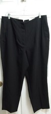 Nine West Tapered High Rise Black Dress Pants Womens Sz 18 NWT NEW Casual