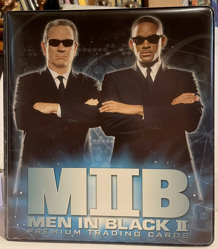 MEN IN BLACK II Collector 3 Ring Padded Album Inkworks 2002