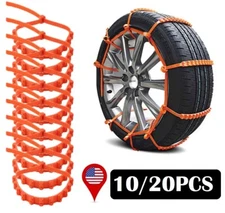 20pcs Snow Tire Chain for Car Truck SUV Anti-Skid Emergency Winter Driving USA