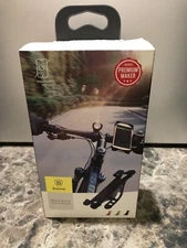 BASEUS Metal+Silicone Bicycle Bike  Handlebar Cell Phone Mount Holder