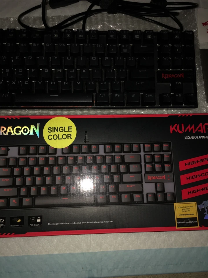 REDRAGON KUMARA MECHANICAL GAMING KEYBOARD. - Image 4 of 4
