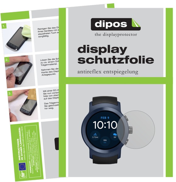 6X Schutzfolie FüR Lg Watch Sport Matt Display Dipos Displayfolie-image