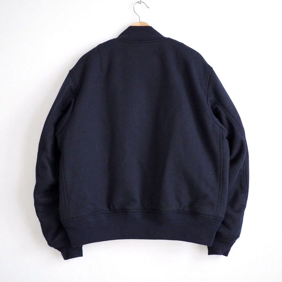 Engineered Garments NY Pufftech Bomber Navy Uniqlo Heattech Jacket Navy LARGE - Image 3 of 4