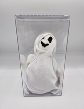 Ty Beanie Baby SHEETS the Ghost 1999 Retired with Tags in Case Vintage