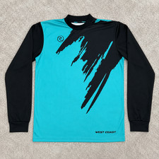 West Coast Goalkeeping Tealhiti Jersey Mens M Blue Long Sleeve Soccer Top