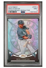 Giancarlo Stanton 2010 Topps Finest /199 Rookie Redemption Refractor RC PSA 9