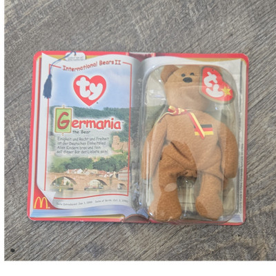 Ty Teenie Beanie Babies Germania Bear International Bears II McDonald's 2000
