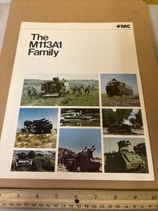 Vintage FMC M113A1 Family Military Vehicle Brochure M667 M548 M727 M730 M741