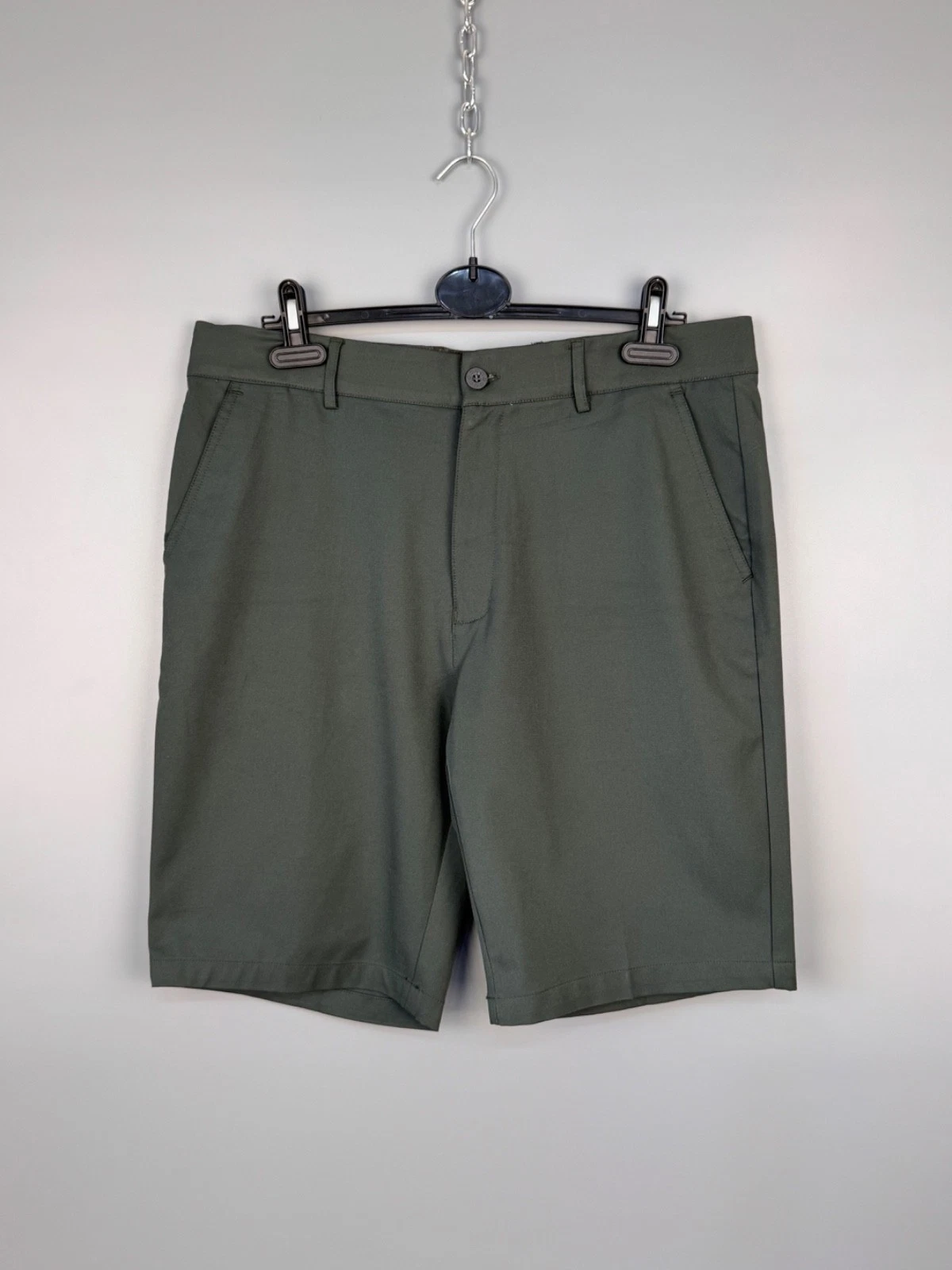MINT! Druids Golf Clima Shorts Olive Green Stretch Elasticated Waist Men's 36
Opens in a new window