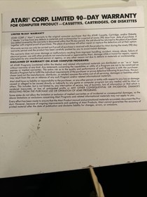 Atari 7800 Xevious Complete In Box