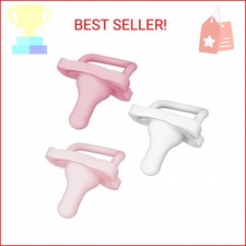 Dr. Brown  s HappyPaci 100 Silicone Pacifier 0-6m, BPA Free, White, Pink, Light