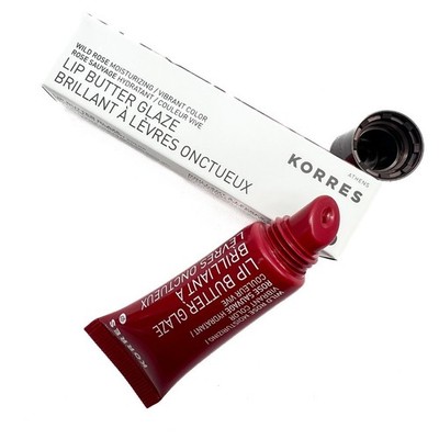 Korres Lip Butter Glaze ~ Wild Rose ~ Full Size (New In Box)