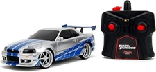 Fast & Furious Nissan GT-R R34 RC Car 1:24 by Jada Toys