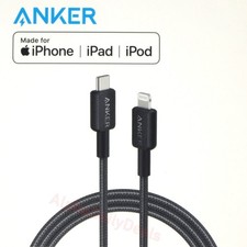 Original Anker 322 Braided USB-C to Lightning Fast Charging Cable MFi Certified