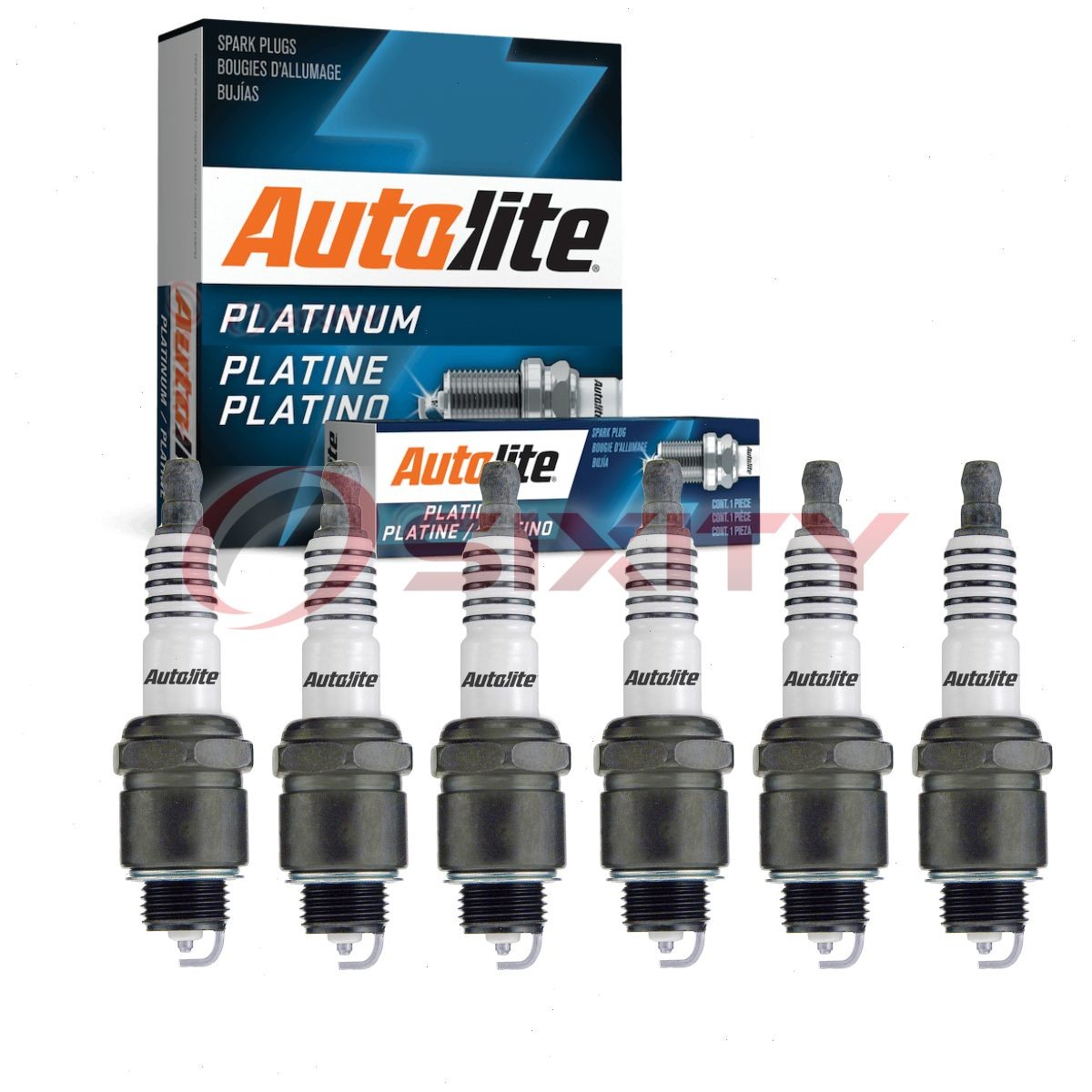 6 pc Autolite Platinum AP85 Spark Plugs for AR32 7355 7 5614238 3332 3037 14 oj