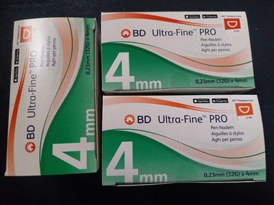 BD Ultra-Fine Pro 32G x 4mm Pen-Nadeln, 3er-Pack PZN 14046738