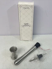 Set of Bar Tools Cocktail Muddler Pourer Mesure Shot Bar Utensils Essentials New