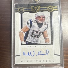 Panini 2017 Vertex Upper Tier Signatures Mike Vrabel #UT-MV /99 Autograph Chiefs