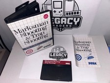 MARKSMAN SHOOTING & TRAP SHOOTING Sega Master System, Box, Cart, Manual,Working!