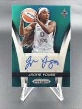 2026 Panini Prizm WNBA JACKIE YOUNG #TS-JY Throwback Auto TEAL PRIZM /35 ACES