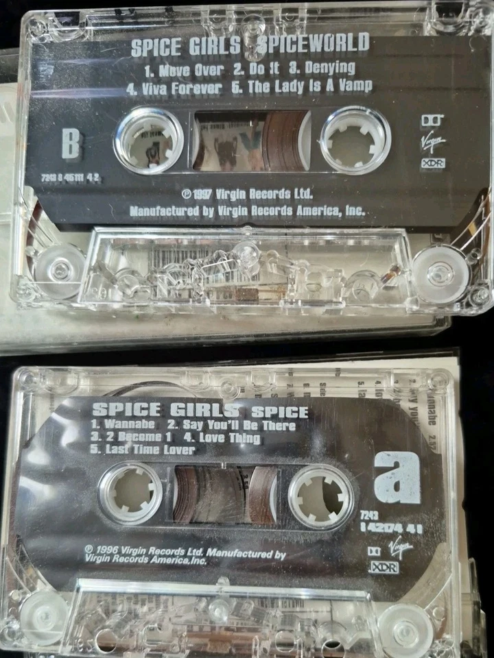 Rare 1997 Vintage Spice Girls Spiceworld Cassette Tape Spice World & 1st Album — 第 4/4 张图片