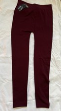 23 Women's soft Everyday High-Rise Ankle Legging, burgundy color. Yoga pants.