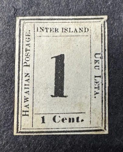 Us Stamps Collection HAWAİ SCOTT 19 MH* Cat 650$