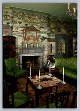 Postcard Delaware Winterhur Museum Chinese Parlor Chrome 6x4 Q037