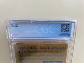 Gauntlet (Nintendo NES) CGC 9.2 A++ New Sealed Graded WATA VGA PSA Black SOQ