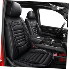 Car Seat Covers Full Set Fit for FullSet Curved Back 5 Seats 014 Black