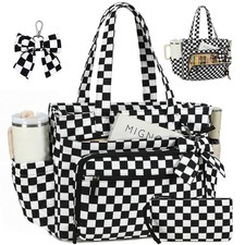 Work Tote Bag for Women, Laptop Tote Bag With 15.6 Inch Padded Compartment, 4...