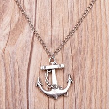 catenina Argentato Catena Marina Ancora Collana FUNE Sail Estate UOMO RAGAZZO cf