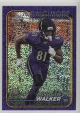 2024 Topps Chrome Rookies Purple Speckle Refractor /275 Devontez Walker #287 4g8