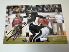Philadelphia Eagles DAVID AKERS Signed 4x6 Photo NFL FOOTBALL AUTOGRAPH